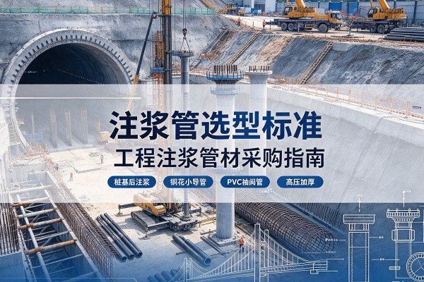 津注浆管选型标准