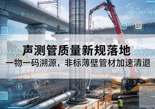 津声测管质量新规落地，一物一码溯源，非标薄壁管材加速清退