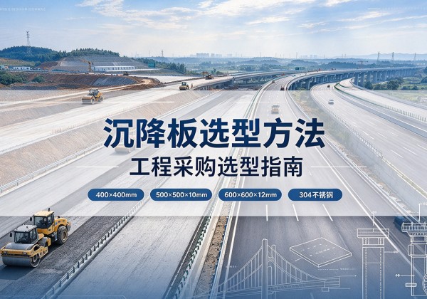 津沉降板选择方法